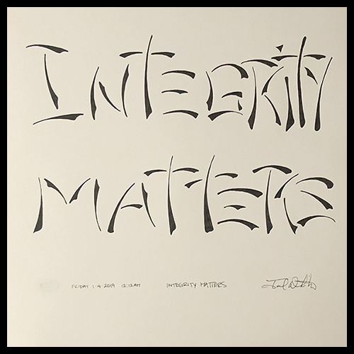 integrity matters